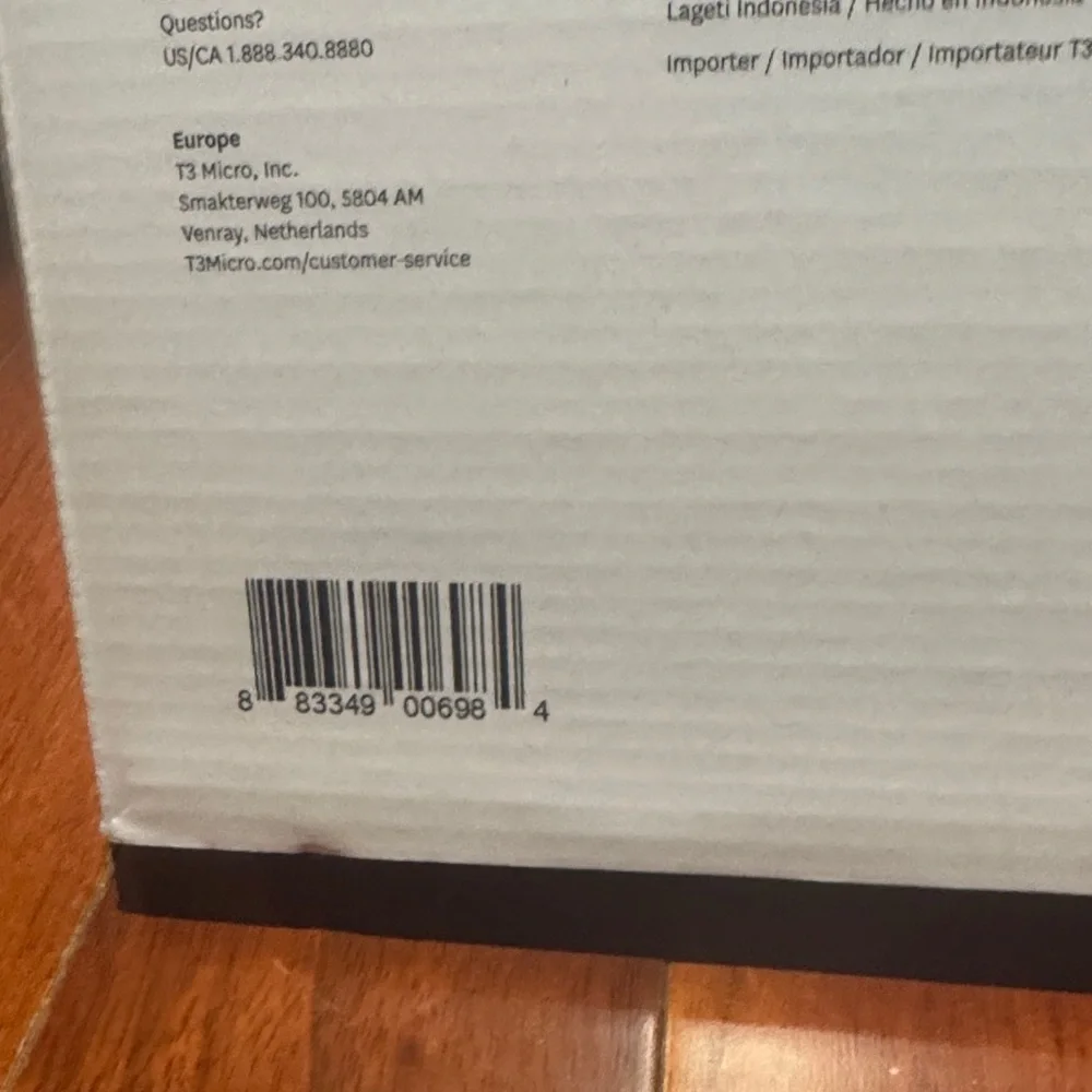 T3 Luxe Storage Box or Carrying Case for T3 Aire 360 New In Box Plum Color - Picture 2 of 6